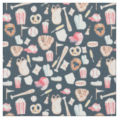 Baseball Navy Textur Stoff (Nahaufnahme)