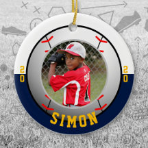 Baseball Navy White Team Colors