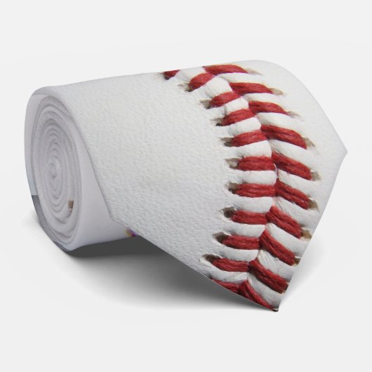 Baseball Neck Tie Krawatte (Gerollt)