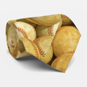Baseball Neck Ties Krawatte (Gerollt)