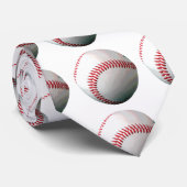 Baseball Neckwear Krawatte (Gerollt)