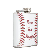 Baseball Nickname Trophy Gag Geschenk Flachmann (Rechts)