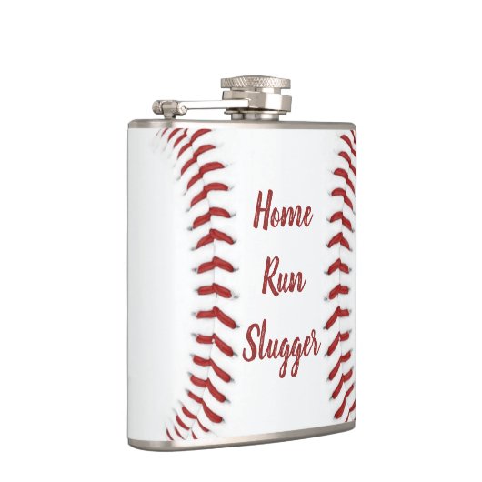 Baseball Nickname Trophy Gag Geschenk Flachmann (Rechts)