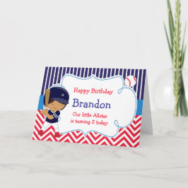 Baseball Niedlich American Boy Geburtstag Karte