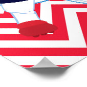 Baseball Niedlich American Boy Geburtstag Poster (Ecke)