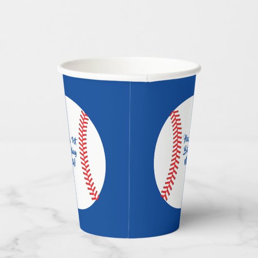 Baseball Niedlich Sports Kinderparty Pappbecher (Rechts)