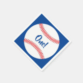 Baseball Niedlich Sports Kinderparty Serviette (Ecke)