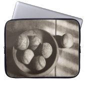 Baseball Nostalgie - Baseballs Laptopschutzhülle (Vorderseite)