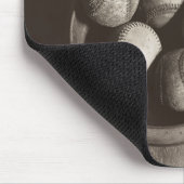 Baseball Nostalgie - Baseballs Mousepad (Ecke)