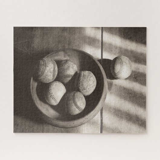 Baseball Nostalgie - Baseballs Puzzle (Horizontal)