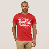 Baseball-Nostalgie-Rot T-Shirt (Vorne ganz)