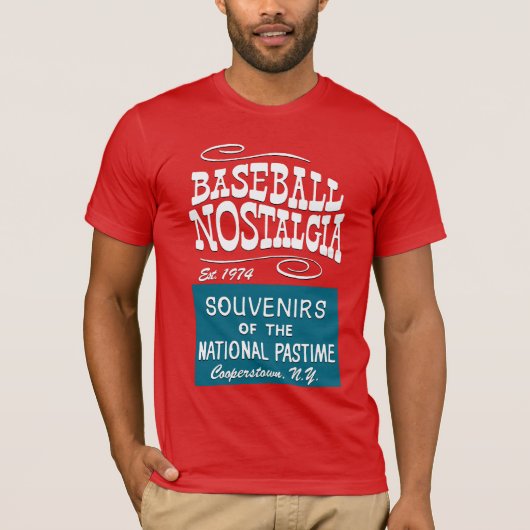 Baseball-Nostalgie T-Shirt (Vorderseite)