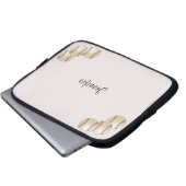 Baseball-Notebook-Computer-Sieb, blassrosa Laptopschutzhülle (Vorne Knopf)