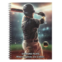 Baseball-Notebook-Journal Notizblock