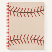 Baseball-Notebook Notizblock (Vorderseite)