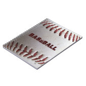 Baseball-Notebook Notizblock (Linke Seite)