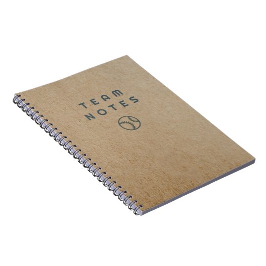 Baseball Notes- for Coaches, Players & Fans Notizblock (Rechte Seite)