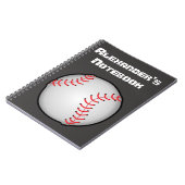 Baseball Notizblock (Linke Seite)