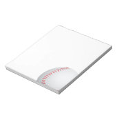 Baseball Notizblock (Rotiert)