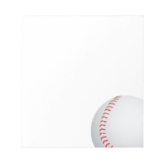 Baseball Notizblock (Vorderseite)