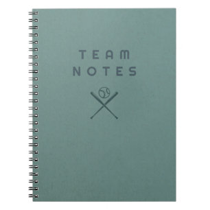 Baseball-Notizen - für Trainer, Spieler und Fans Notizblock