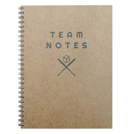 Baseball-Notizen - für Trainer, Spieler und Fans Notizblock