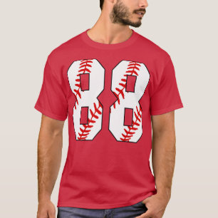 Baseball Number 88 88 Baseball Jersey Favorite Pl T-Shirt