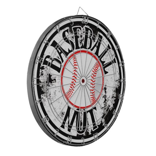 Baseball-Nuss-Dartscheibe Dartscheibe (Vorderseite Links)