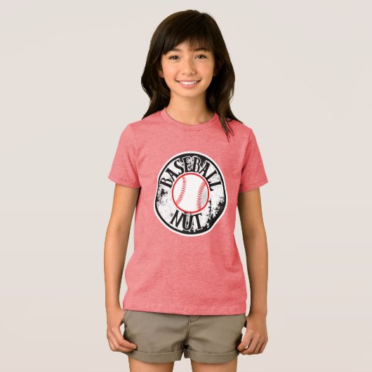 Baseball-Nuss-T - Shirt (Vorderseite Voll)