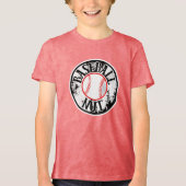 Baseball-Nuss-T - Shirt (Vorderseite)