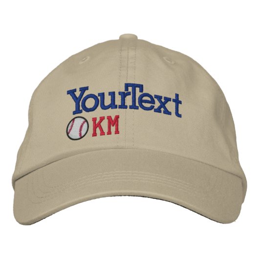 BASEBALL-Obergrenze durch SRF Bestickte Baseballkappe (Vorderseite)