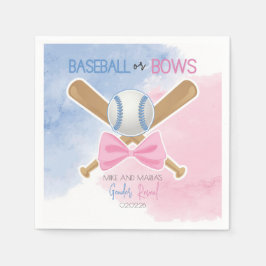 Baseball oder Bogen Papier Napkins Serviette