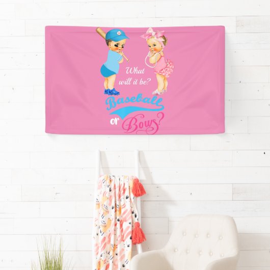 Baseball oder Bowles, was es sein wird, Gender-Off Banner (Insitu)