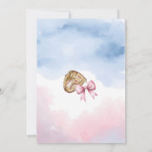 Baseball oder Bows, die er oder sie Geschlecht off Einladung (Rückseite)