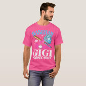 Baseball oder Bows Gigi Lieben Sie Geschlecht offe T-Shirt (Vorne ganz)