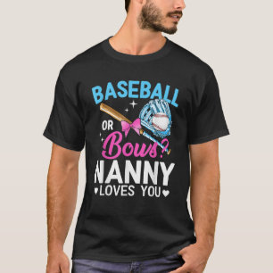 Baseball oder Bows Kindermädchen Lieben, die Sie G T-Shirt