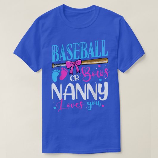 Baseball oder Bows Kindermädchen Lieben, die Sie r T-Shirt (Design vorne)