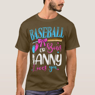 Baseball oder Bows Kindermädchen Lieben, die Sie r T-Shirt