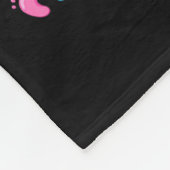 Baseball oder Bows Kindermädchen Lieben Sie Geschl Fleecedecke (Ecke)