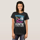 Baseball oder Bows Tanten Lieben, die Sie Geschlec T-Shirt (Vorne ganz)