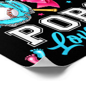 Baseball Oder Schleifen - Dein Papa Liebt Dich - G Poster (Ecke)