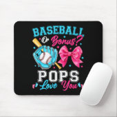 Baseball Oder Schleifen - Dein Papa Liebt Dich Ges Mousepad (Mit Mouse)