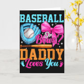 Baseball Oder Schleifen Dein Papa Liebt Dich Gesch Karte (Gelbe Blume)