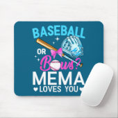 Baseball oder Schleifen mema liebt Geschlecht enth Mousepad (Mit Mouse)
