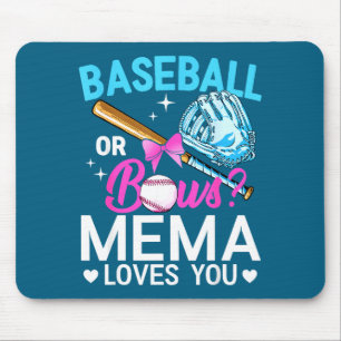 Baseball oder Schleifen mema liebt Geschlecht enth Mousepad