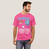 Baseball Oder Schleifen Patentante Liebt Dich Gesc T-Shirt (Vorne ganz)