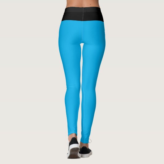Baseball- oder Softball-blaue Ameisen Leggings (Rückseite)