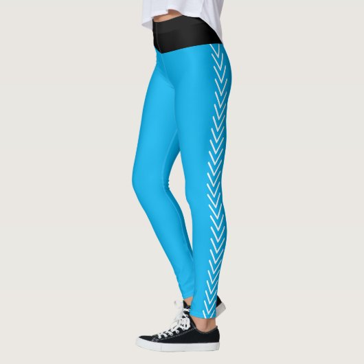 Baseball- oder Softball-blaue Ameisen Leggings (Links)