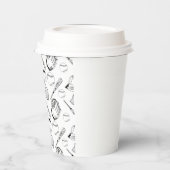 Baseball oder Softball Collage Pappbecher (Links)