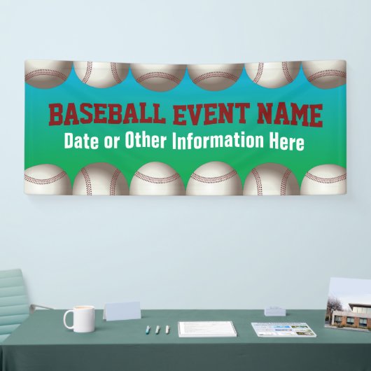 Baseball- oder Softball-Ereignis Banner (Messe)